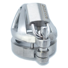 Load image into Gallery viewer, BON4Micro very small stainless steel chastity cage
