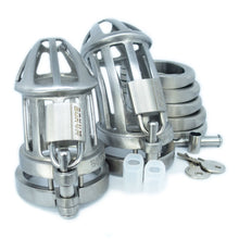 Load image into Gallery viewer, BON4Mplus Large high quality chastity cage package in stainless steel
