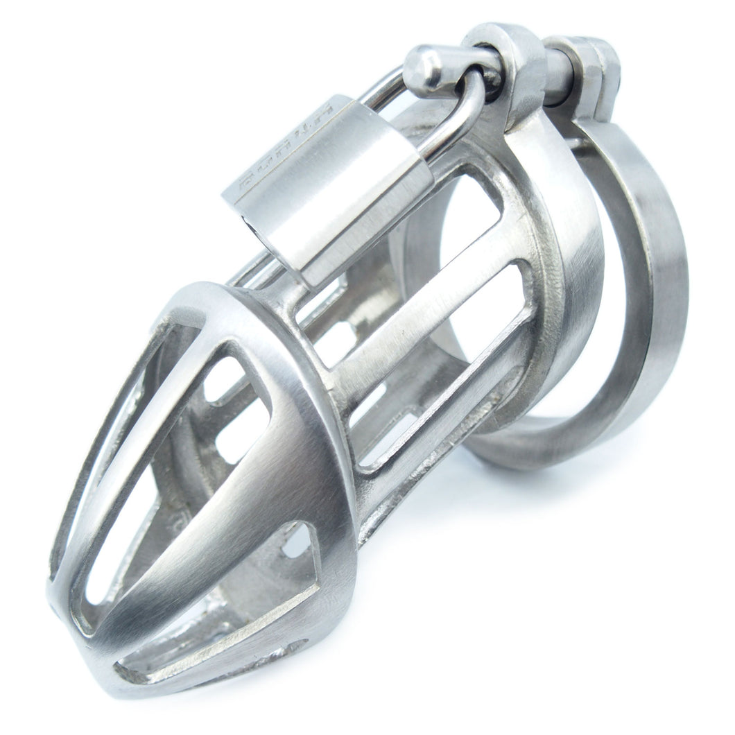 BON4ML large stainless steel high quality chastity cage