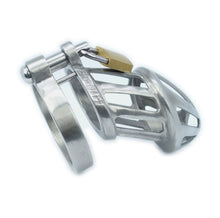 Load image into Gallery viewer, BON4M Large stainless steel male chastity device / Solid version
