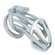 Load image into Gallery viewer, BON4MXL high quality extra large chastity cage in stainless steel
