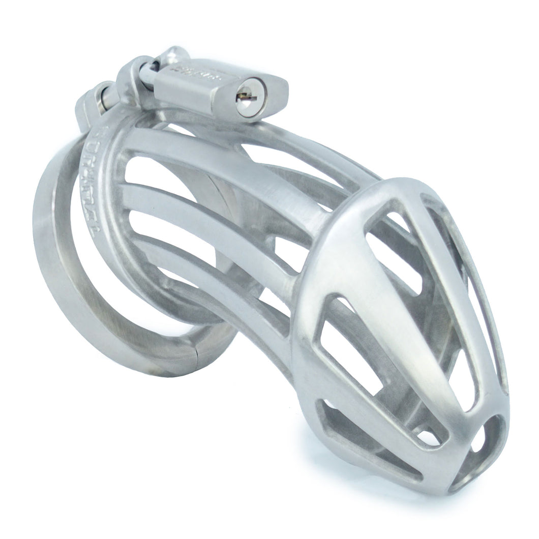 BON4MXL high quality extra large chastity cage in stainless steel