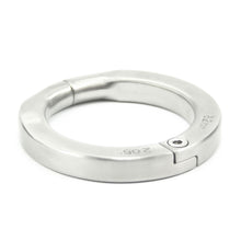 Load image into Gallery viewer, BON4LPR lockable stainless steel cock ring in 5 different sizes

